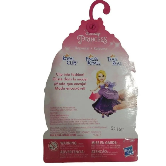 Hasbro Disney Princess  Rapunzel, Royal Clips, NWT - Picture 3 of 3